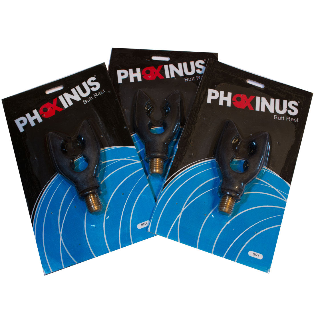 3 Phoxinus Rubber Butt Rests / Rod Rests
