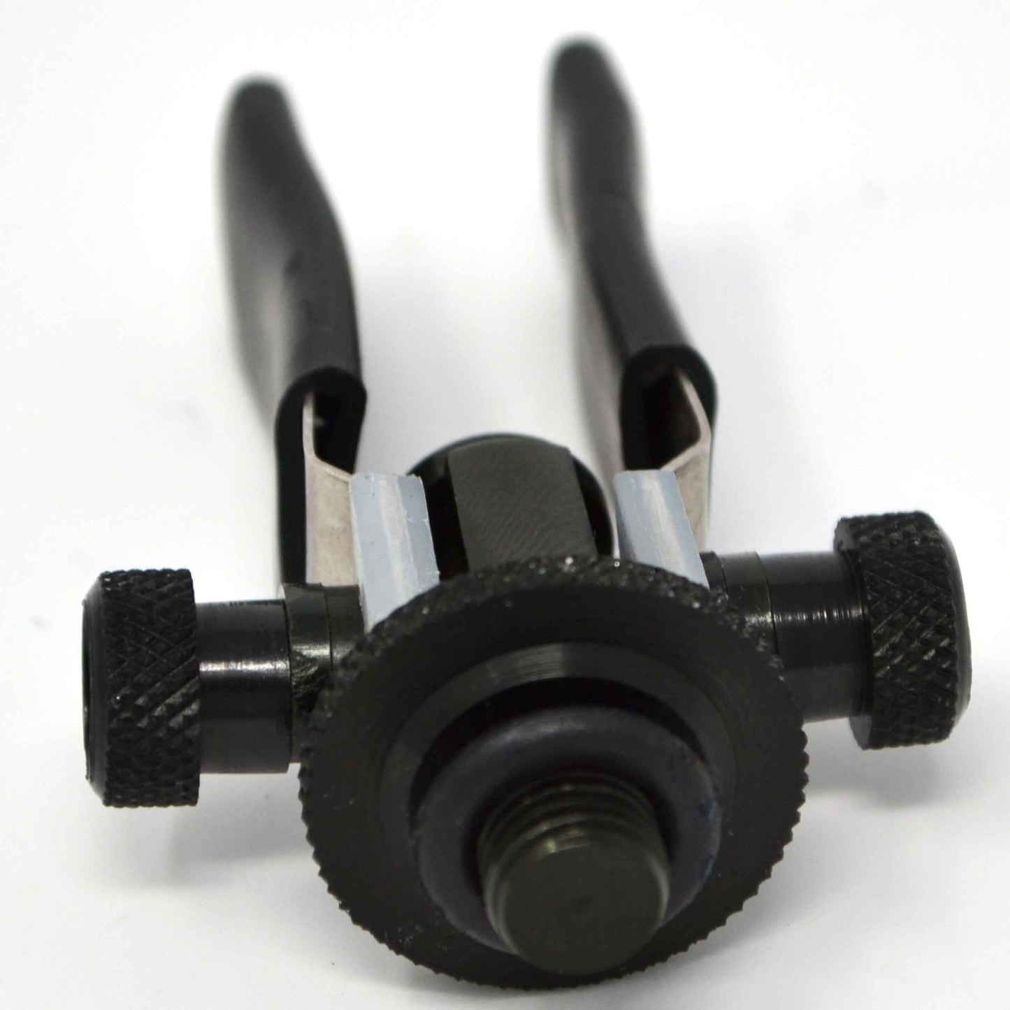 Phoxinus Mini Buzz Bars AND Bank Sticks AND Adjustable Anodised Aluminium Butt Rest in Black x 2