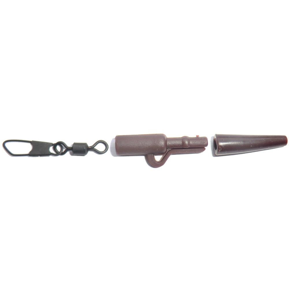 Phoxinus Safety Clip System in Weed (30 pack) - BROWN