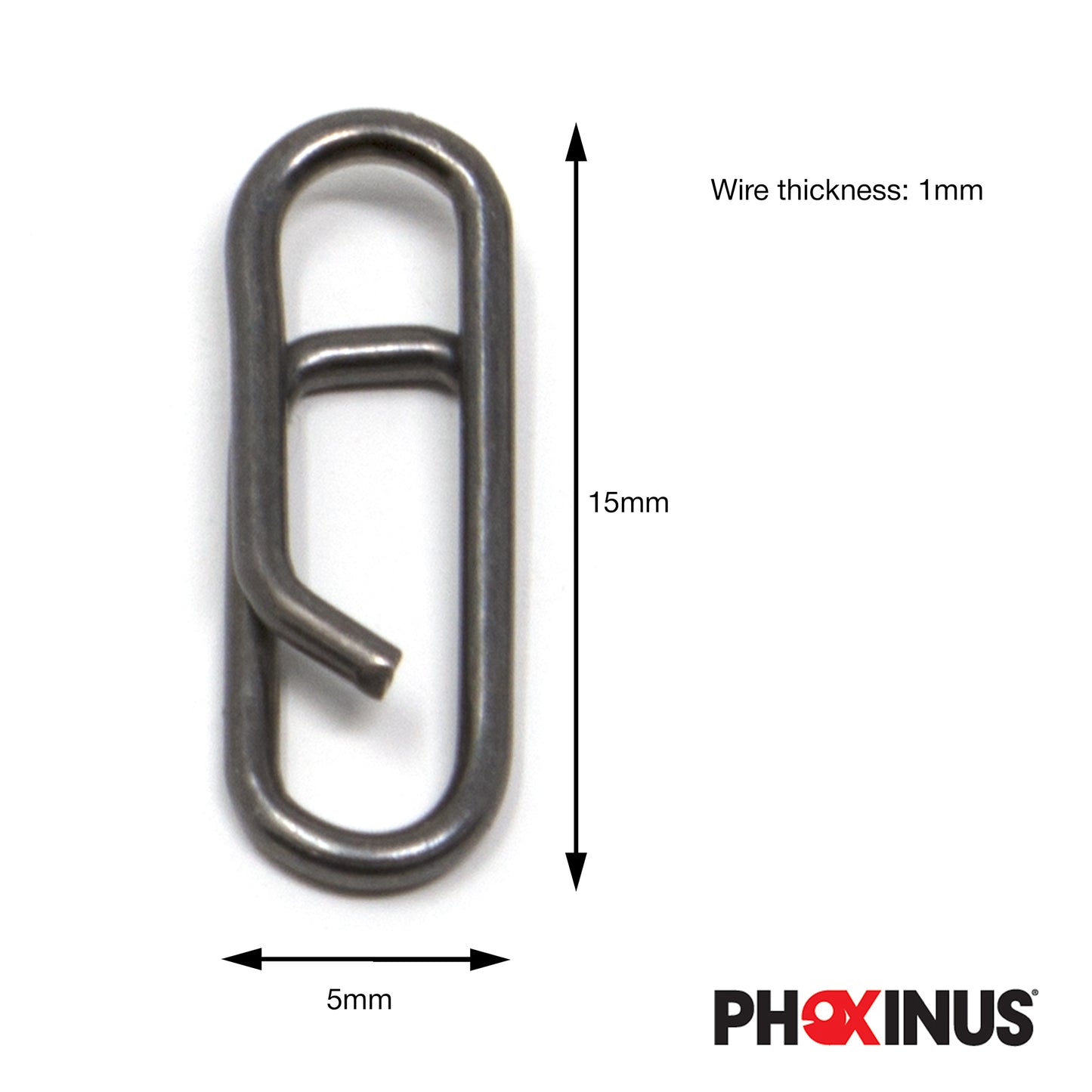 Phoxinus Mini Link Lure Clips. Quick change snaps for lures, leads and snoods