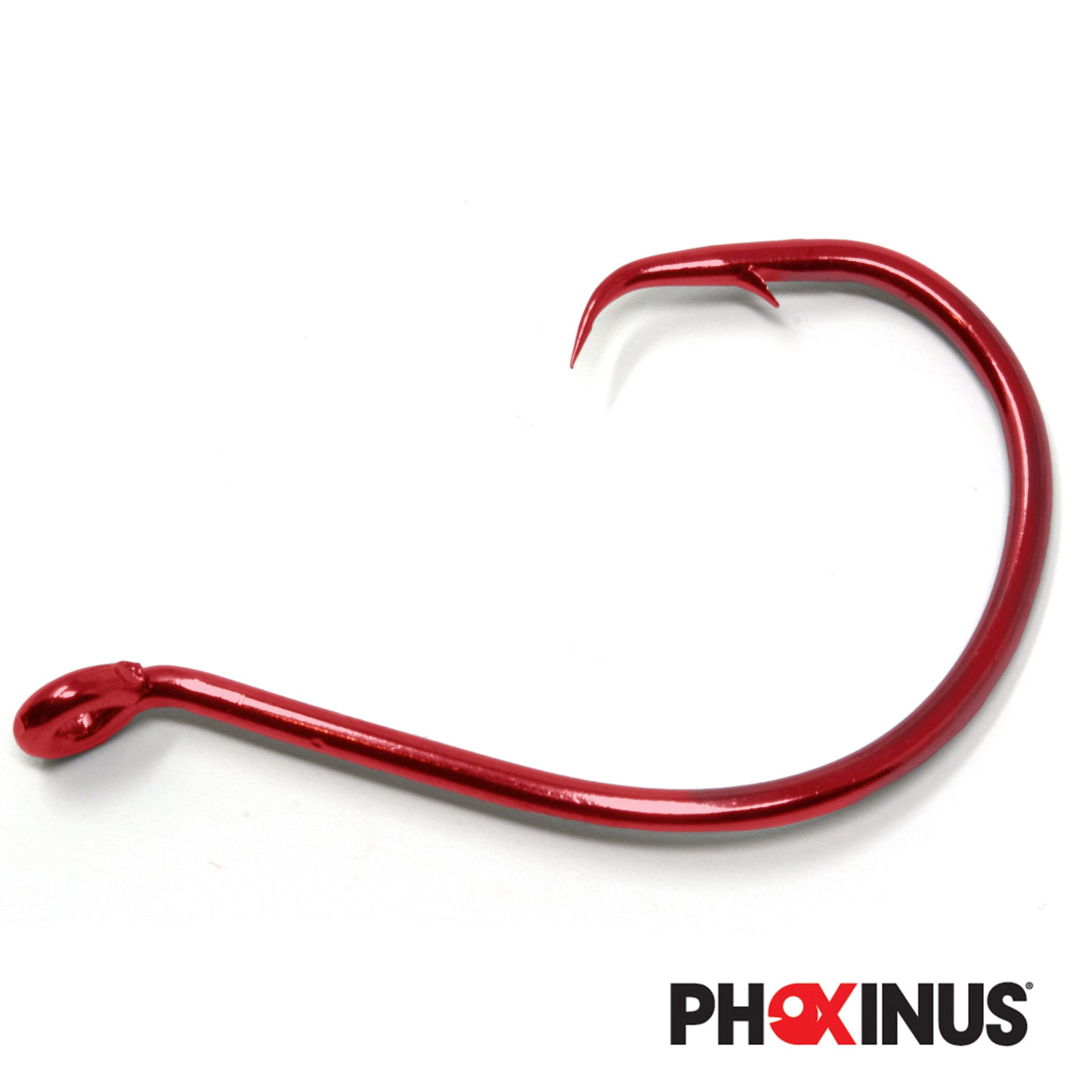Blood Red Circle Hooks - Freshwater/Sea fishing hooks - For Predator Fish like Pike and Bass