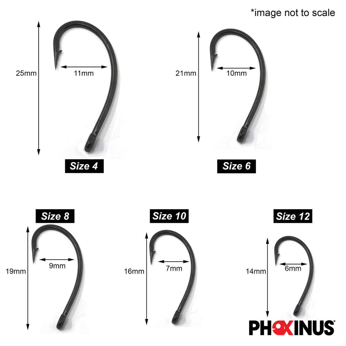 PTFE Teflon Coated Curve Shank Professional Series Carp Fishing Hooks